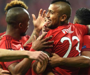 Bayern thắng Benfica nhờ bàn duy nhất của Vidal