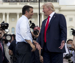Ông Ted Cruz sắp "soán ngôi" tỉ phú Trump