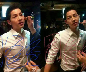 Song Joong Ki cực bảnh bao tại hậu trường chụp quảng cáo