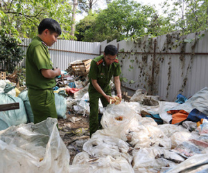 Thu giữ hơn 10 tấn măng ngâm ủ chưa rõ nguồn gốc