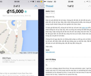 Tài xế Uber kỳ thị vùng miền, sỉ nhục khách là "đồ ngu"