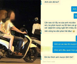 Nóng: Cô gái khuyên người yêu "Anh đừng mượn xe SH đón em nữa!"