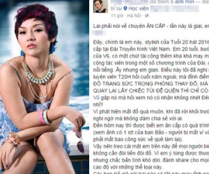 Thái Thùy Linh "vạch mặt" stylish chuyên trộm đồ ở VTV