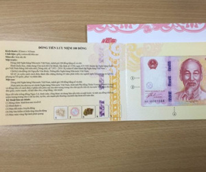 Bán tờ tiền 100 đồng với giá 200.000 đồng tại Sài Gòn