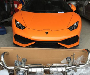 Lamborghini Huracan độ pô trăm triệu ở Đà Nẵng