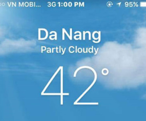Người Đà Nẵng như thiêu như đốt với nắng nóng 42 độ C