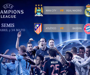 Bốc thăm Bán kết Champions League: Man City gặp Real Madrid, Atetico gặp Bayern