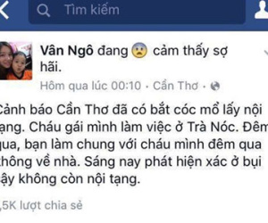 Cô gái tung tin công nhân bị bắt cóc, mổ nội tạng