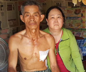 Ông lão giả chết khi bị 2 tên cướp tấn công
