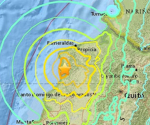 Động đất 7,8 độ Richter ở Ecuador, 28 người chết