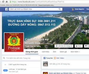Cảnh sát hình sự lập Facebook tấn công tội phạm