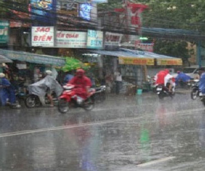 Bắc bộ mưa dông trên diện rộng