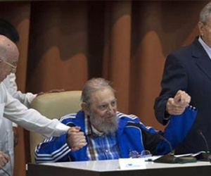 Cựu chủ tịch Fidel Castro phát biểu chia tay mọi người