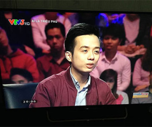 Khôi Te (He Always Smile) xuất sắc "ẵm" 22 triệu trong gameshow "Ai là triệu phú?"