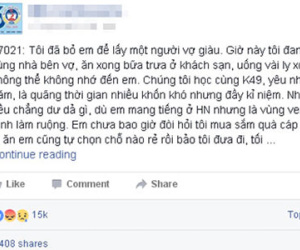 Lời thú tội của chàng trai bỏ người yêu 5 năm để lấy vợ giàu có