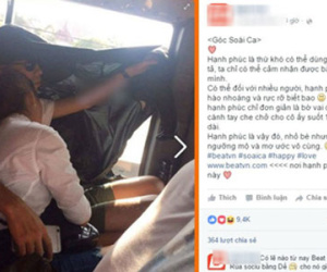 Soái ca che nắng cho bạn gái suốt 2 tiếng đồng hồ trên xe khách gây bão mạng