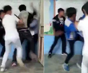 Không chịu nộp bài, gần chục học sinh lao vào đánh hội đồng thầy giáo ngay giữa lớp học