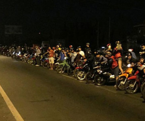 Hàng trăm "quái xế" biến quốc lộ thành đường đua liên tỉnh