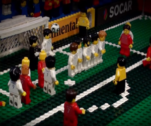 Hành trình đến EURO 2016 của tuyển xứ Wales được tái tạo bằng đồ chơi Lego