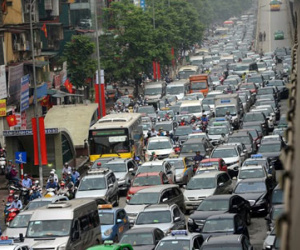Cửa ngõ phía Nam Hà Nội ùn tắc nghiêm trọng sáng 30/4