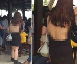 Bộ cánh "mặc cho có" của người phụ nữ khiến người xem "bực bội"