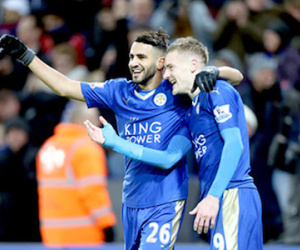 HLV Ranieri cảnh báo Jamie Vardy và Riyad Mahrez