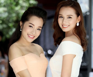 Lã Thanh Huyền - Minh Hương đọ vai trần gợi cảm