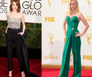 Sao ngoại gợi cảm với jumpsuit cúp ngực