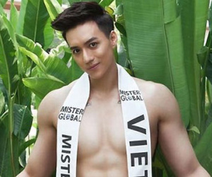 "Hot boy dao kéo" Vĩnh Cường thi chui Mister Global ở Thái Lan