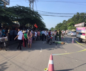 Xe máy tông hai bà cụ dắt nhau qua đường, một bà tử vong
