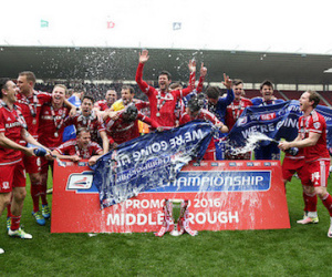 Middlesbrough giành quyền lên chơi ở Ngoại hạng Anh mùa tới