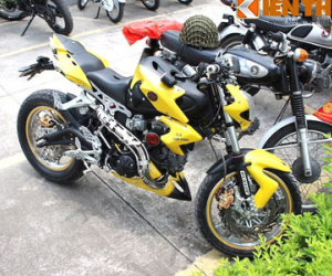 Xế nổ côn tay Honda 67 độ Streetfighter khủng nhất tại VN