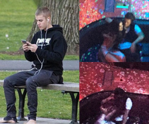Justin Bieber lủi thủi đi chân trần trong công viên khi Selena lộ ảnh tình tứ với Orlando