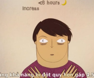 Clip: Ngủ ít hơn 6 tiếng một ngày tăng nguy cơ đột quỵ lên 4,5 lần