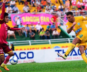 Đội bóng của Lê Thụy Hải thua đau trước tân binh V.League