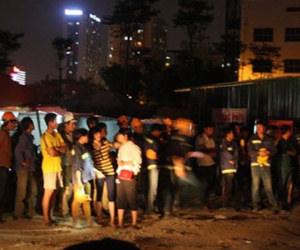 Cháy lán công nhân, nhiều người bỏ công trường về thu quần áo