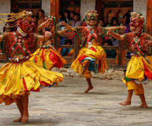 Hình ảnh quốc gia Phật giáo Bhutan thanh bình