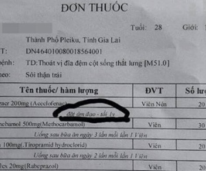 Nam bệnh nhân được yêu cầu… đặt thuốc vào âm đạo!