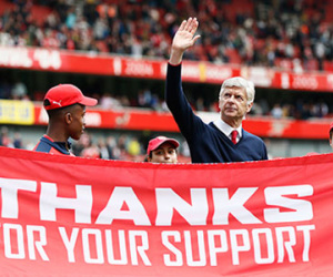 Wenger: "Ngôi á quân với Arsenal cũng như vị trí thứ mười"