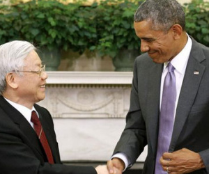 Mỹ thông báo lịch trình thăm Việt Nam của Tổng thống Obama