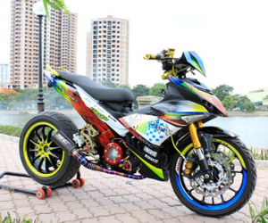 "Chiến binh đường phố" Exciter 150 độ toàn hàng hiệu giá 200 triệu đồng