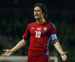 ĐT CH Czech triệu tập danh sách dự EURO 2016: Rosicky đá ít vẫn được gọi