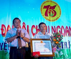 Trao tặng Huân chương dũng cảm cho thanh niên cứu người