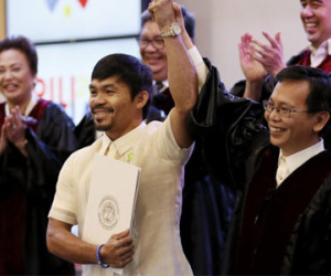 Võ sĩ Manny Pacquiao trở thành thượng nghị sĩ Philippines