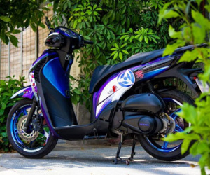 Honda SH 2010 độ dàn vỏ phong cách phim hoạt hình