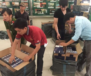 CA Hà Nội triệt phá vụ buôn bán thuốc lá lậu số lượng "khủng"