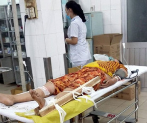 Nhảy cầu Rạch Miễu tự tử, cô gái... gãy chân
