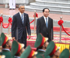 Những khoảnh khắc đón tiếp Tổng thống Obama