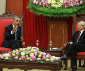 Tổng thống Mỹ Obama hội kiến Tổng bí thư Nguyễn Phú Trọng
