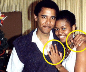 Điều bất ngờ thú vị: Tổng thống Obama đã đeo nhẫn cưới từ lúc chưa lấy vợ